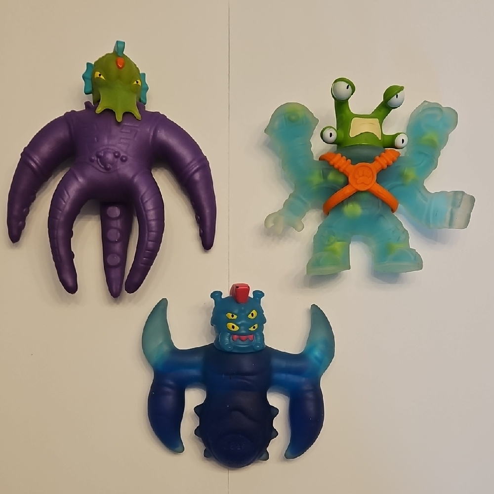 Heros Of Goo Jit Zu Galaxy Attack Alien Creature Stretch Toy Set GUC